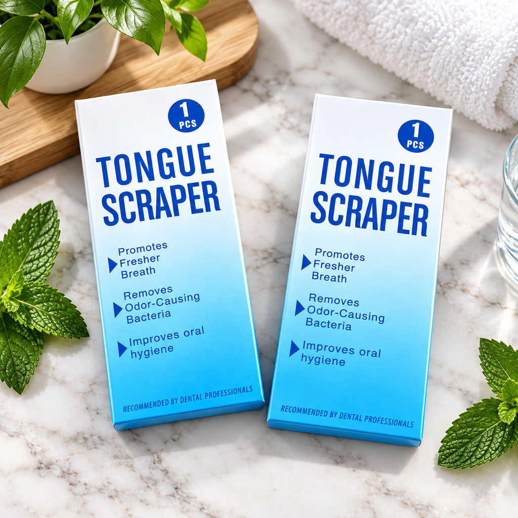 Stainless Steel Tongue Scraper – Effective Oral Hygiene Tool