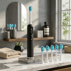 Kadex Display Sonic Electric Toothbrush with 6 Brush Heads