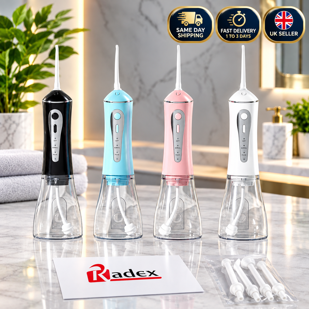 Water Flosser Oral Irrigator Electric Dental Water Jet Teeth Cleaner Remover UK
