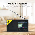 Portable Digital DAB+ FM Radio LCD Color Screen Digital Alarm Clock