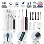 Sonic Rechargeable Electric Toothbrush – Deep Clean, Brighter Smile