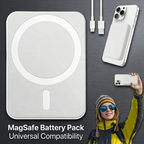 Fast Magnetic Power Bank Wireless Charger 5000mAh for iPhone Android Universal MagSafe